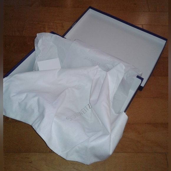 Stuart Weitzman Shoe ankle boots storage Box Gift 17" x 12" x 4.5" Dust bag - Picture 2 of 5